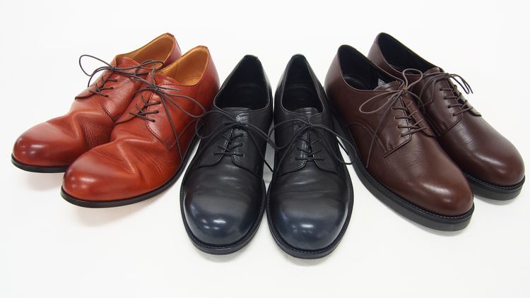PADRONE DERBY PLAIN TOE SHOES / ダービープレーントゥシューズ