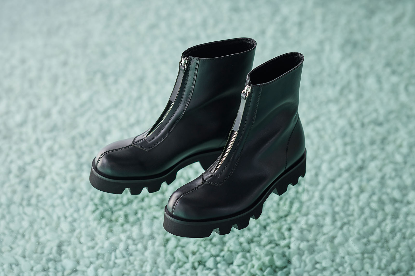 安心保障付き PADRONE CENTER ZIP BOOTS Chunky Sole - 靴